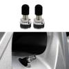 Remplacement 35mm Pneu Valves Tubeless Avec Étanche à la Poussière Capuchons