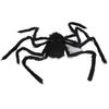 Spiders Halloween Decor Terrible Reusable Black Giant Spider Halloween Decoration for Indoor