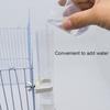 130ML Birds Water Dispenser Hangable Automatic Pet Birds Water Bottle Hanging Installation Transparent Visibility