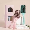Friendly Hollow Hair Comb For Long Curly Hair Gentle Scalp Massage Tool Portable Storage Box