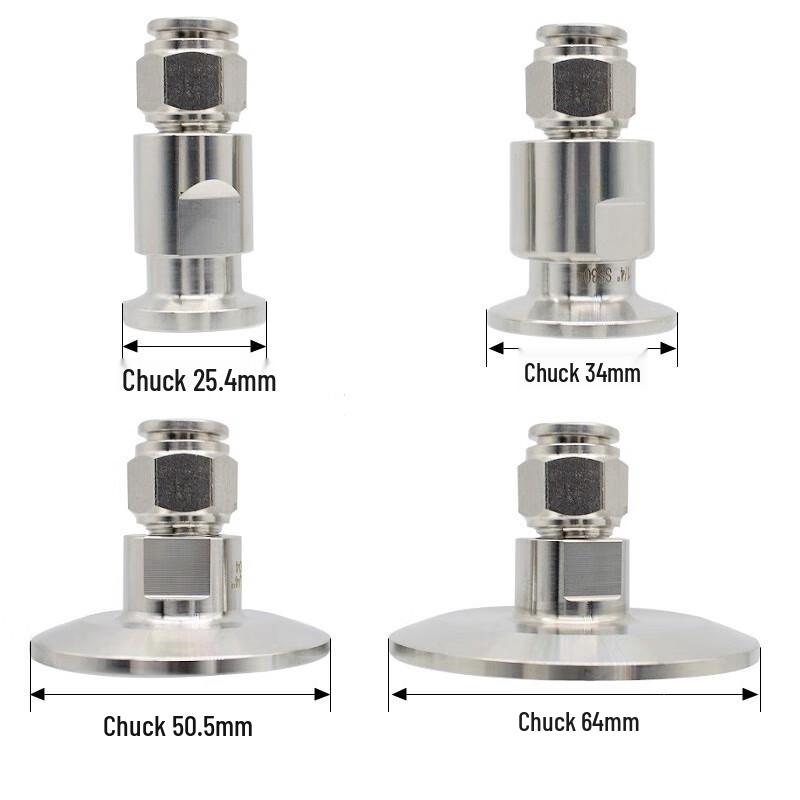 Sanitary Pneumatic Quick-Connect Clamp Adapter