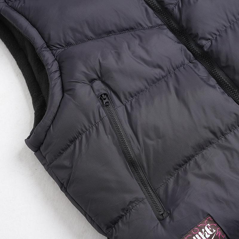 Men's Reversible Hooded Down Cotton Vest - Trendy, Loose, and Thick for Autumn/Winter