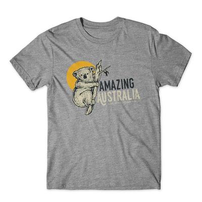 Maglietta Koala. Australia 100% Cotone Maglietta Grafica Premium Nuova