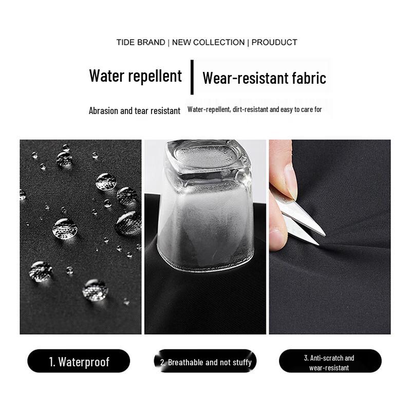 ROMON Men's Business Casual Stand Collar Work Jacket