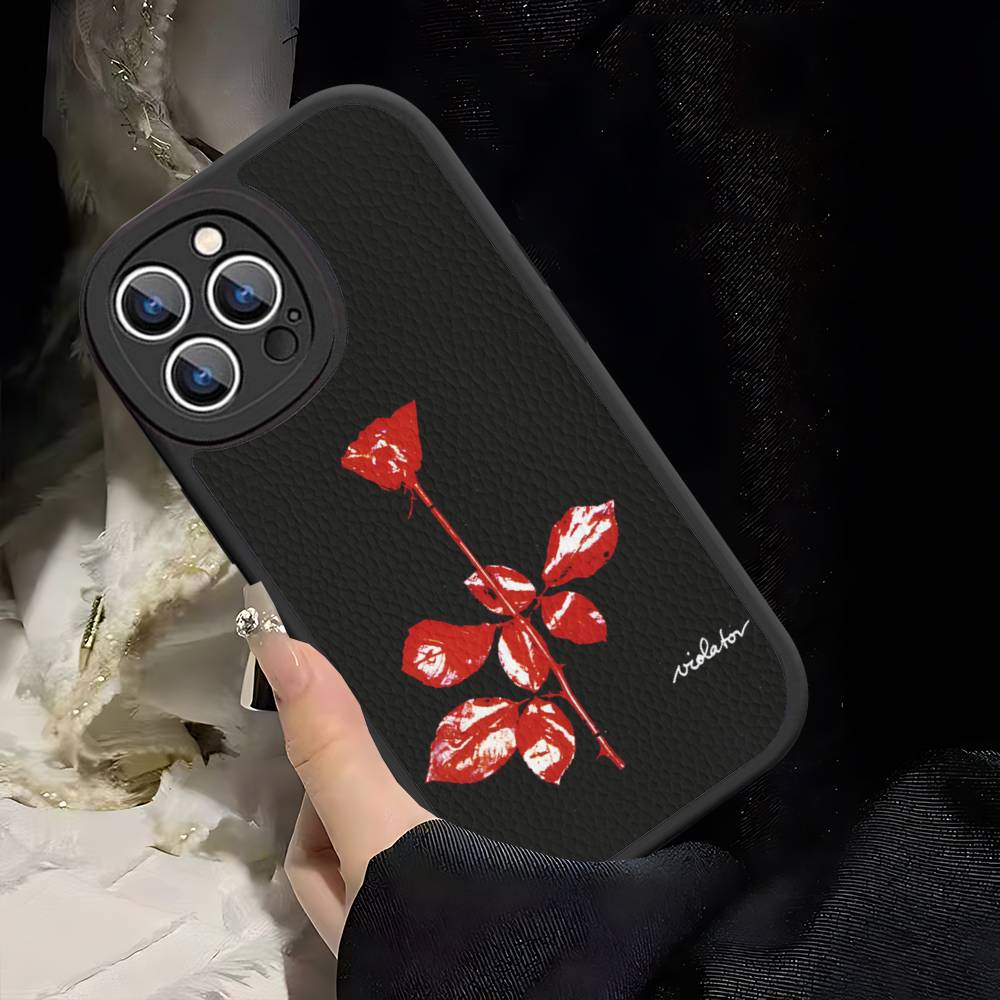 

Кожаный чехол для телефона D-Depeche Mode Rock-ES Band Для Iphone 16 15 14 Plus 13 12 11 Pro Max Чехол iphone 13promax