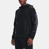 Under Armour Apollo Sportstyle Printed Woven Hoodie Men Hoodies Black Purple 1360730-002