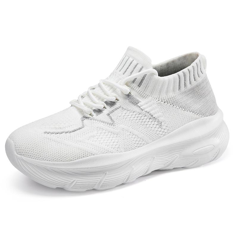 Fashion Non-slip Sole Round Toe Beige Boots Ladies High Shoes Women Grandma Sneakers Sports Loafer'lar Tenise Training Type Shoses