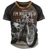 Vintage Motorcycle T Shirts For Men 3d Print Graphics T-shirts For Men Short Sleeve Male Motorcycle Shirts Tee Tops Streetwear