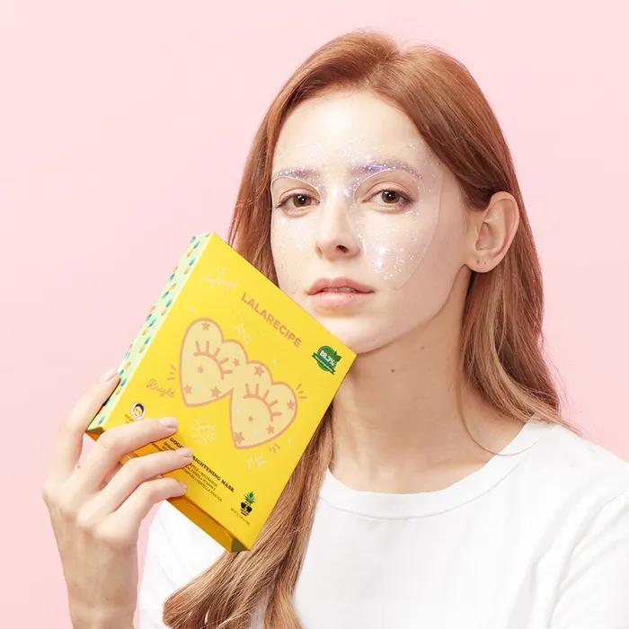 [Eve Vegan] Heart Goggle Eye & Cheek Brightening Hydrogel Mask Pack