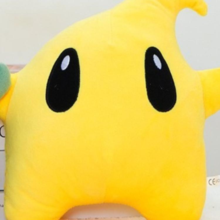 New Cute Super Mario Luma Plush Doll Soft Stuffed Lumalee Star Figure Toy with Big Eyes for Nintendo Fans Kids Birthday Present Party Decorations