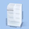 Large Transparent Slanted Pen Holder Desk Storage for Students and Children's Rooms