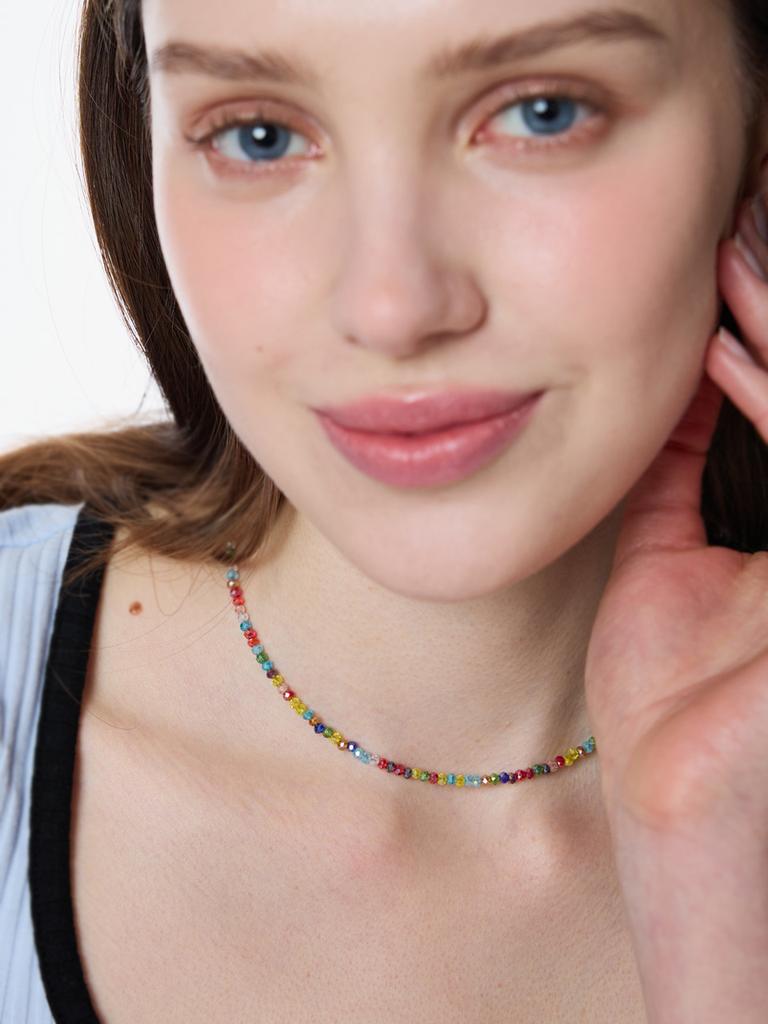 L'Ombrillant Éte Colorful Bead Necklace