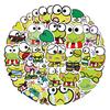 60 Cartoon Sanrio Keroppi Stickers: Waterproof Decorative Stickers for Journals, Water Bottles, and Computers