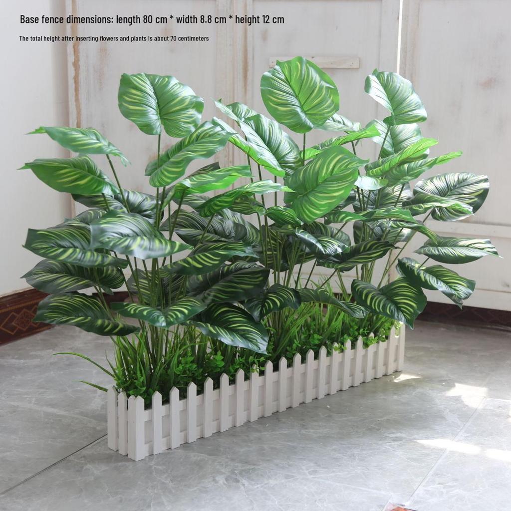 Large Floor-Standing Artificial Plants and Floral Bonsai for Corridor or Restaurant Décor