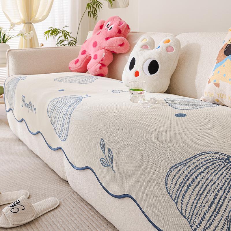 Summer New Cartoon Special-Shaped Cold Silk Sofa Cushion One Piece Non-Slip And Anti-Cat Scratch Sofa Cushion