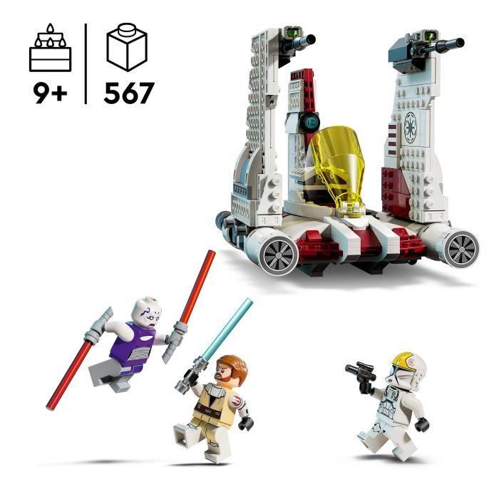 LEGO Star Wars 75432 The Clone Wars Chasseur V-19 Torrent - Jeu De Construction Dès 9 Ans