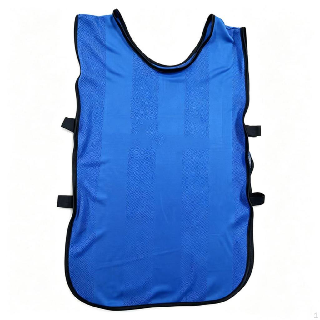 Mesh Vest with Straps OpenSided Soccer Practice Adjustable Training Bib for Sports