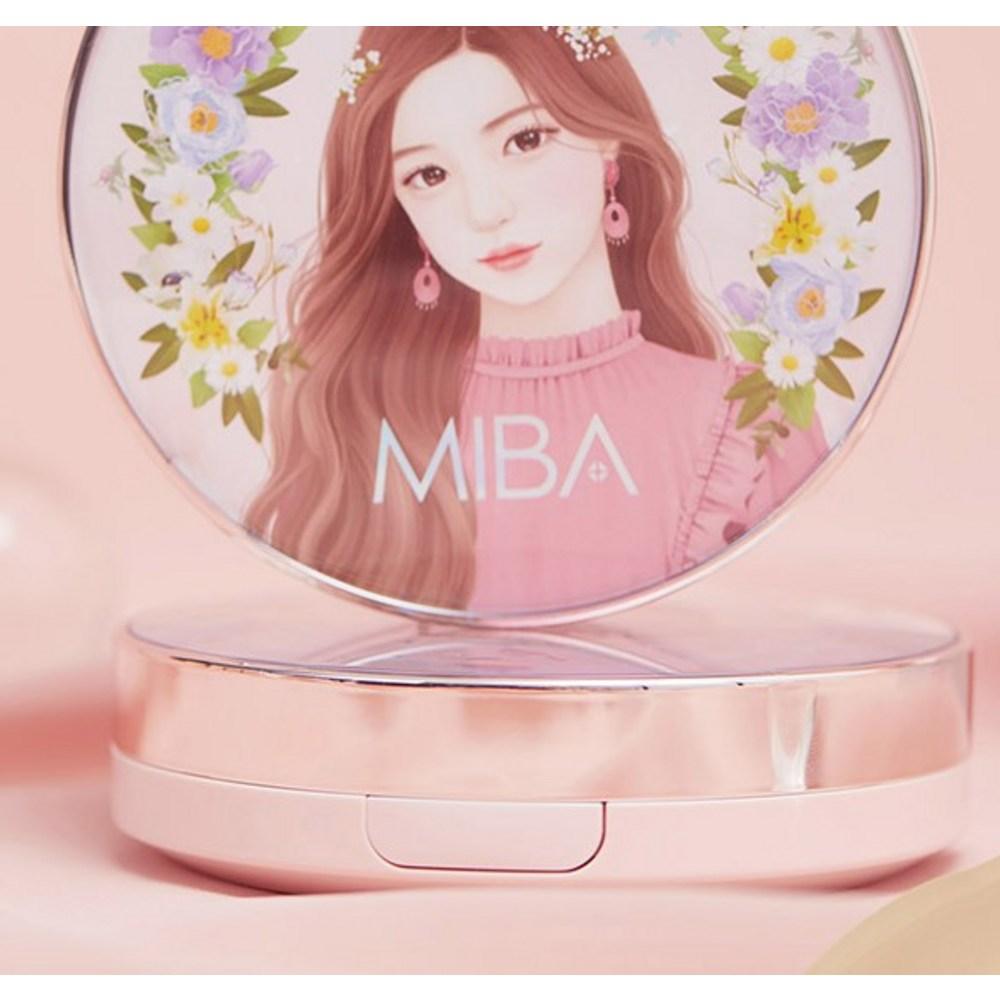 Miva King Cushion Season 2 Large Capacity 25g Original Product + 25g Refill 2P, No. 23 Calm Skin, 1 Set