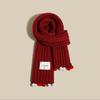 New Christmas Scarf Women's Versatile White Imitation Cashmere Elk Scarf New Red Scarf