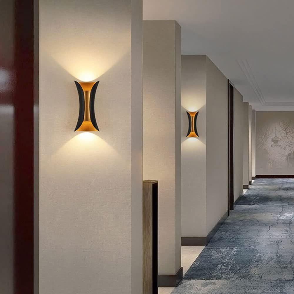 Creative LED Wall Lamp Wireless Up Down Light Outdoor Wall Light Two-Way Lighting IP65 Waterproof Bedside Lamp Garden Lighting