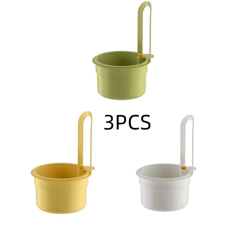 Hanging sink filter basket, circular drain, multifunctional fruit and vegetable cleaning, food residue drainage faucet filter