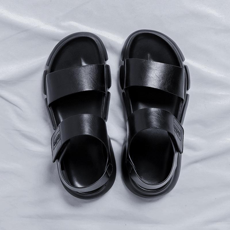 Handmade Ultra-light Men Sandals Leisure Beach Holiday Shoes Outdoor Male Retro Summer Flats Comfortable Casual Sandals Open-toe