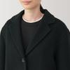 MUJI Recycled Wool Blend Jacket Size BD0ZFA4A Women's Coat, Black, XL,