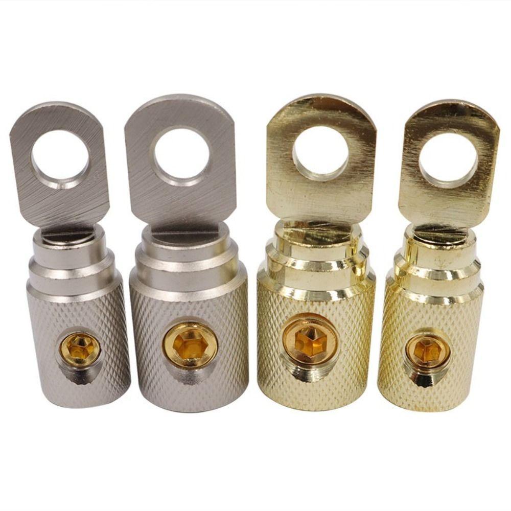 0GA 4GA 8GA Car Audio Connector O-Type Car Audio Terminal Connectors Durable Power Connector