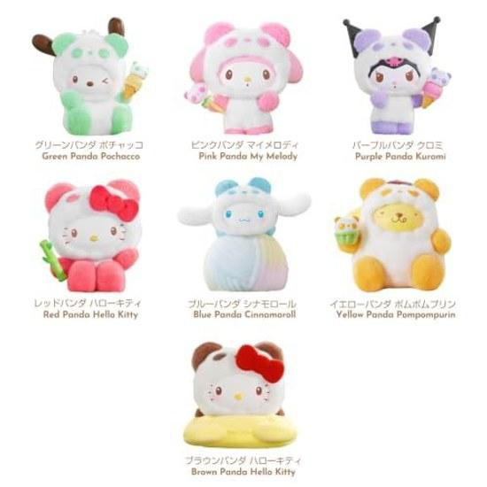 TOP TOY Sanrio Colorful Panda Series 1 Piece Gachapon Blind Box Figure Sofubi PVC