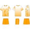 Unisex Badminton Sport Jersey Set Short Sleeve Training Uniform Team Competition