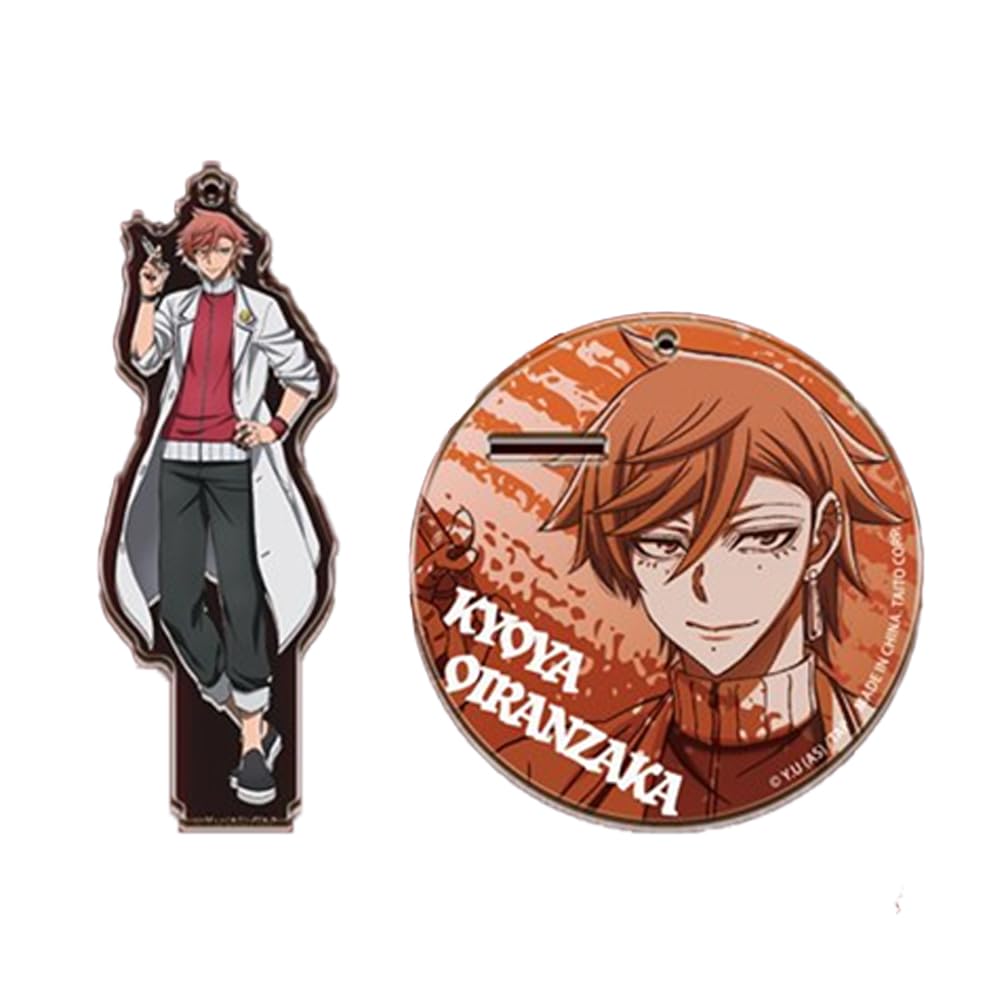 

Togen Anki Acrylic Stand Keychain Mascot Approx. 10cm Official Merchandise (Oiran Saka Kyoya (Orange))