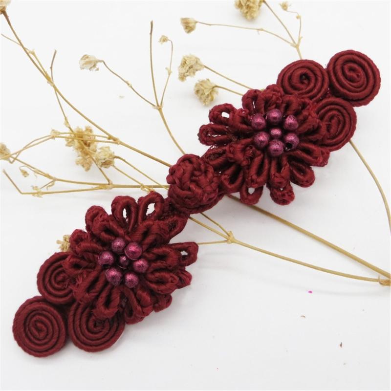 Chinese Traditional Button Sewing Crafted Frog Buttons Sew On for DIY Handcraft Cheongsam Embellishment