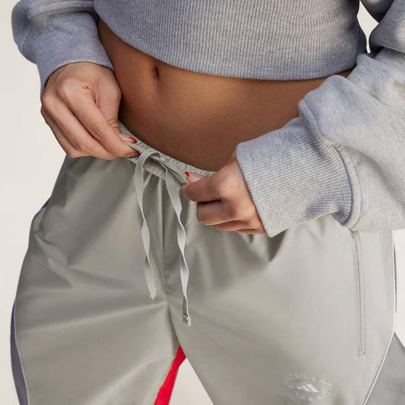 adidas X Stella McCartney Collaboration Fashion Simple Versatile Loose High-Waisted Knitted Sports Pants Women Bottoms Desert-Yellow JI5135