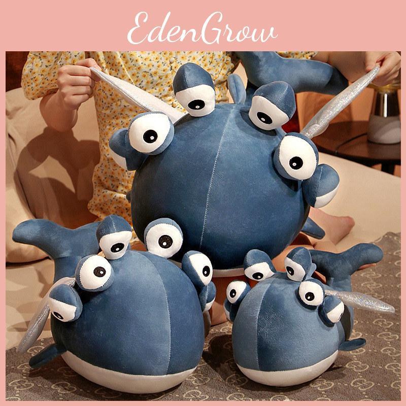 Six Spoof Eyes Flying Fish Plush Toy Cartoon Home Decoration Photo Props Doll