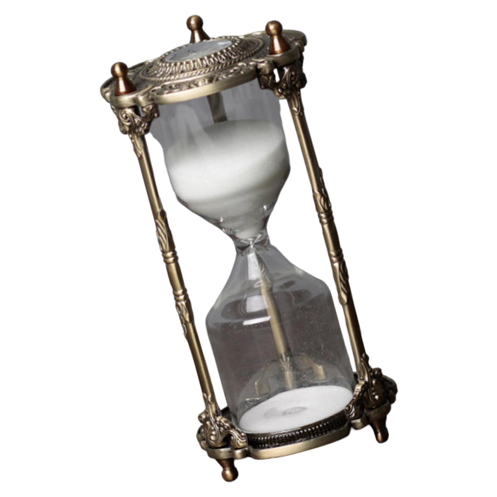 Klassische Europäische Antike Sanduhr 15/30 Minuten Sanduhr für Arbeitszimmer und Schlafzimmer Dekoration Rotierende Sanduhr