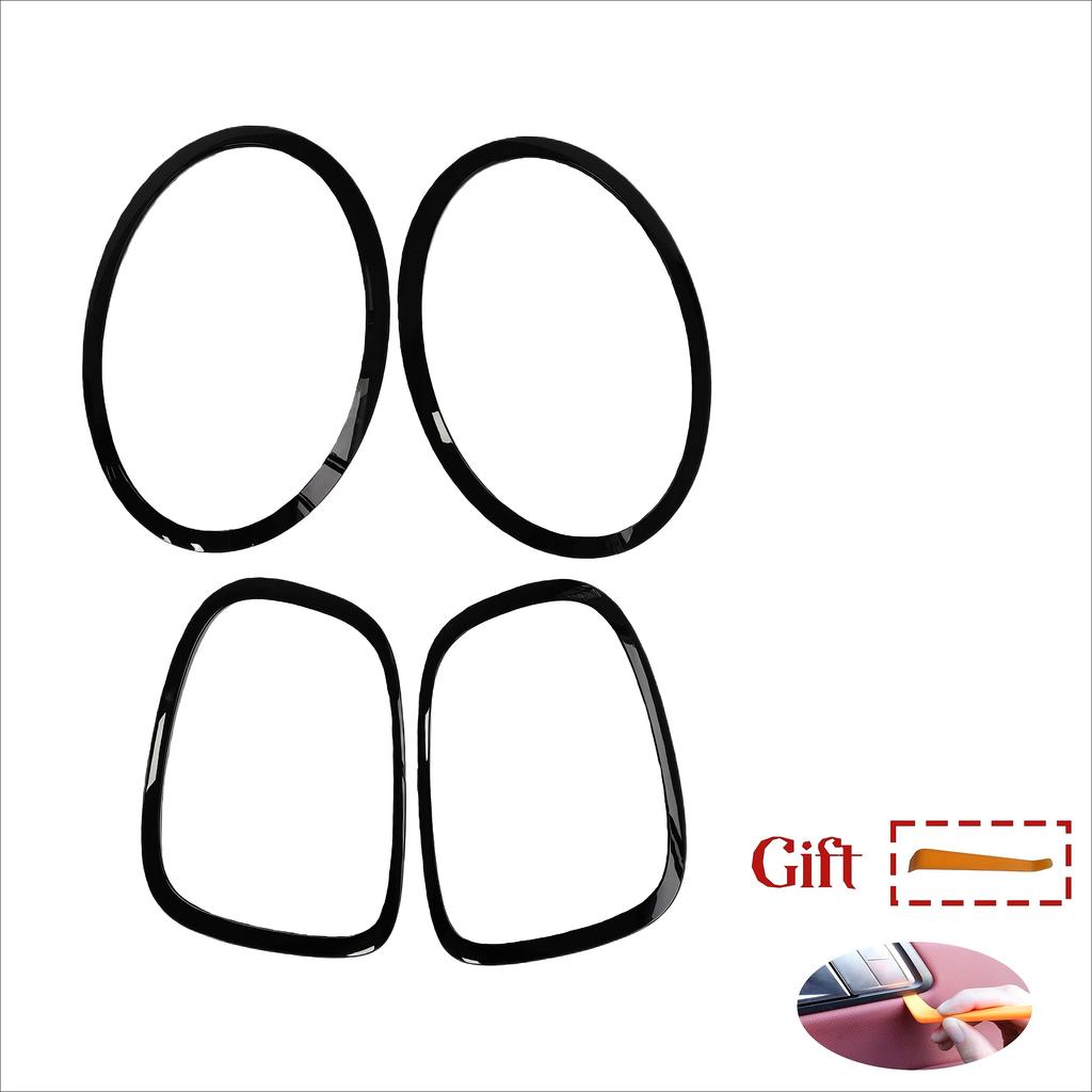 For BMW Mini Cooper F55 F56 F57 2015-2024 Headlight Trim Ring Tail Light Frame Bezel Head Rear Lamp Cover Replacement Part