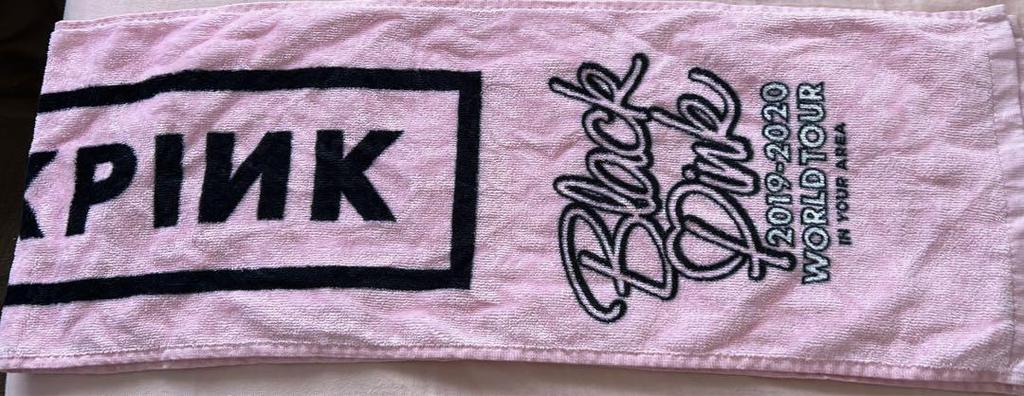 [USED] BLACKPINK Merchandise Muffler Towel (PINK)