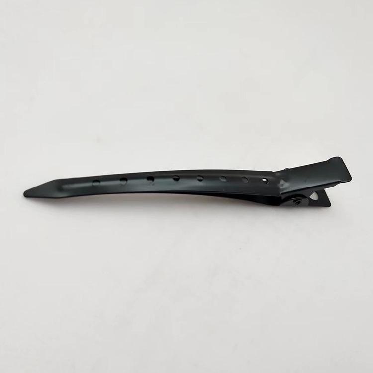 Black Studio Makeup Artist Hair Styling Duckbill Clip for Partition and Positioning
