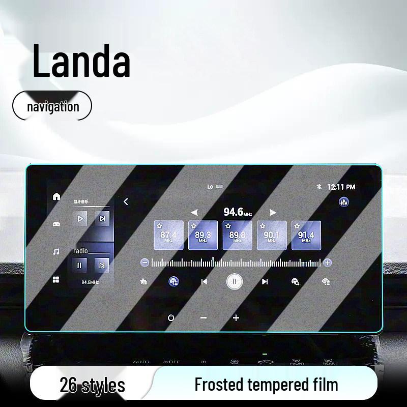 Toyota Frontlander Console Screen Protector: Compatible with 26 Models, Tempered Film for Navigation and Display Screens