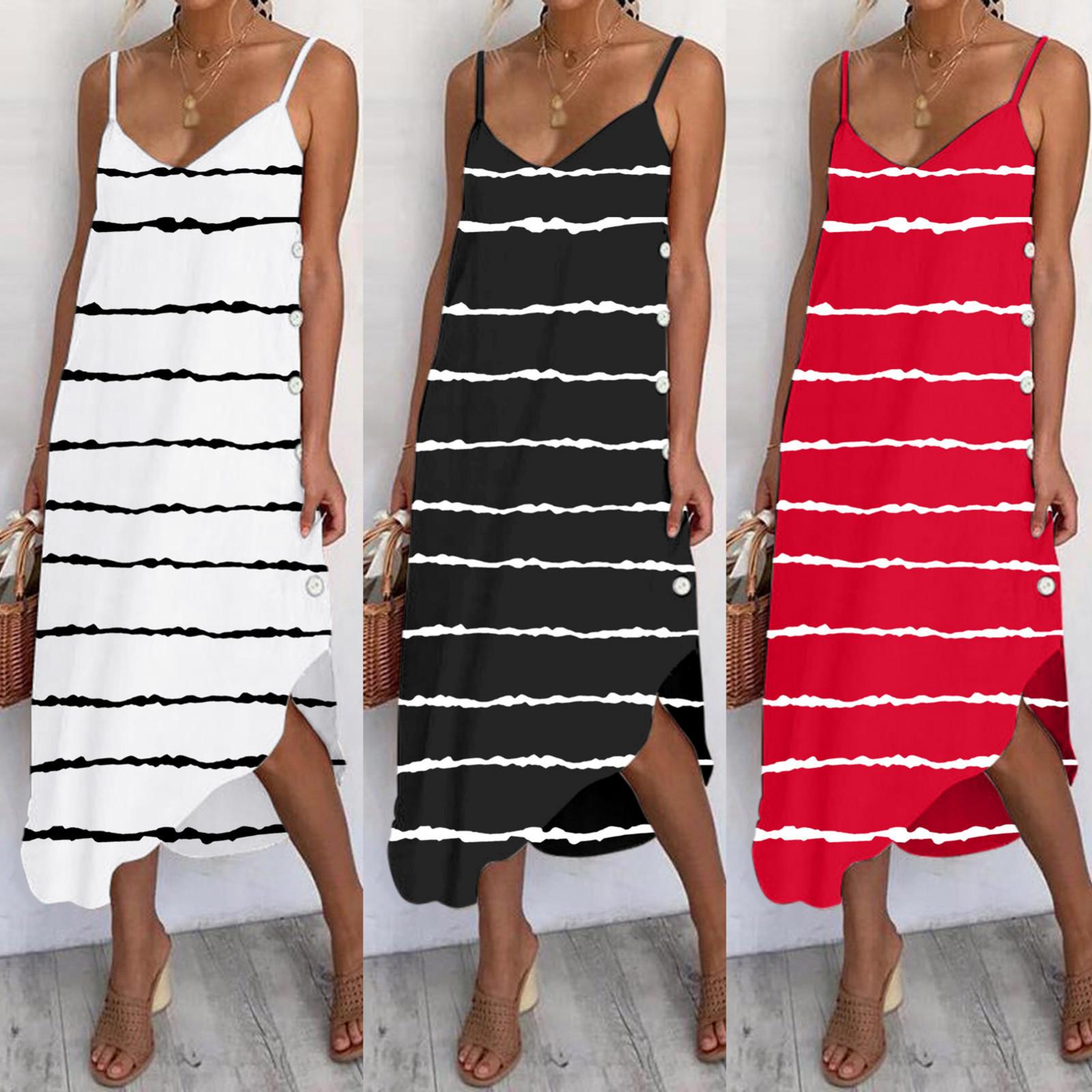 

Women Tie-dye Low Cut Irregular Loose leisure Dress Elegant Party Prom Dresses