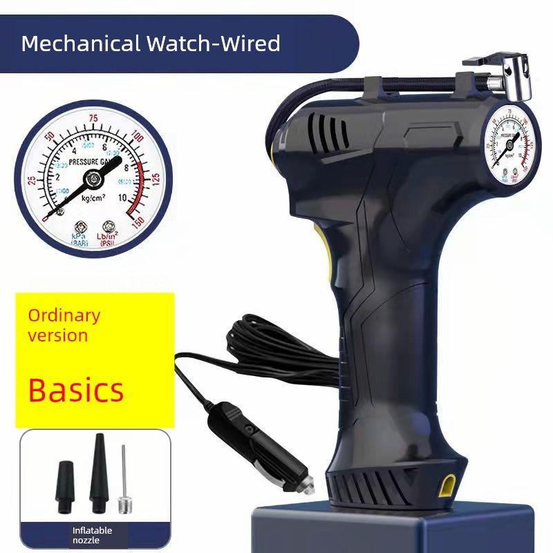 

Vehicle Air Pump Car Portable Car Electric Tire High Power 12V Air Pump Air Pump Cylinder Wired Mechanical + Basic Model