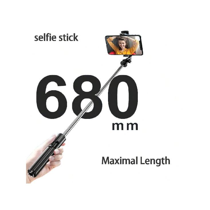 1PC Selfie Stick Wireless Selfie Stick With Tripod Stand Selfie Stick Remote Control Phone Holder And Built-In Tripod 7