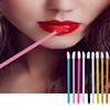 50-Pack Disposable Lip Brushes with Hollow Handle - Portable for Lipstick, Lip Gloss, and Mousse Application