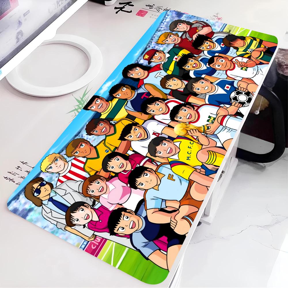 Football Comics Captain Tsubasa Mouse Pad Anime game mause pads cs lol XXL Home HD Computer Desk Mats Carpet Gamer Office Laptop