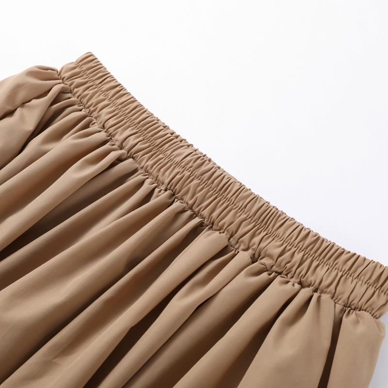 Women Elegant Cotton Camisole Top Casual Skirt Suit 2025 Spring and Summer Fashion Solid Color Sexy Wrapped Vest Long Skirt Set