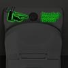 Luminous Bathroom Reminder Decals Glow in The Dark Toilet Sticker Finger And Remind to Flush Home Decor for Public Restrooms Design Waterproof