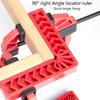 90 Degree Right Angles Positioning Square Clear Scale for Precise Measurements & Markings In Woodworking & DIY Projects