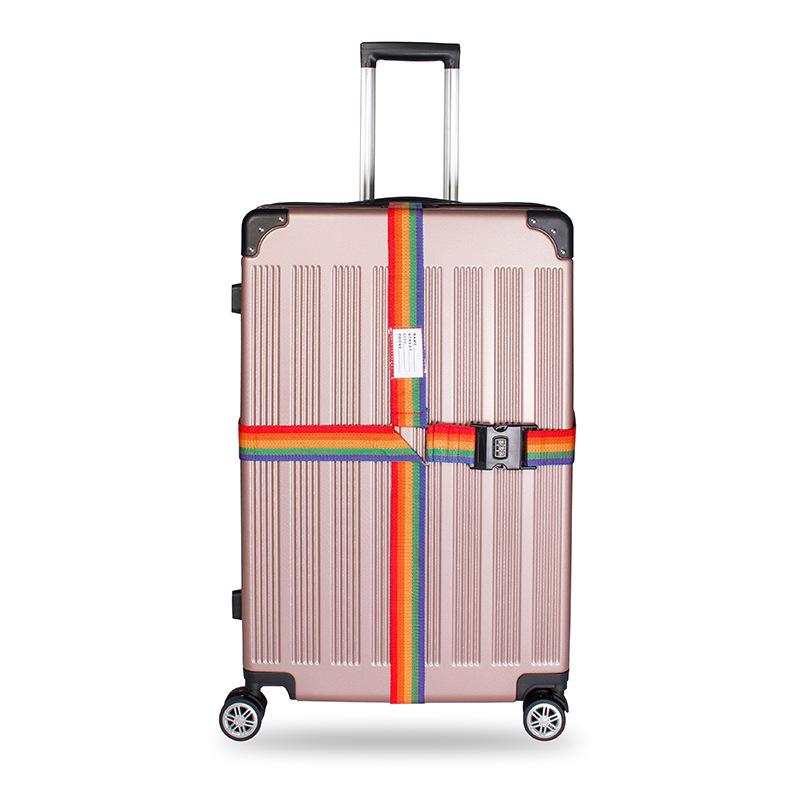 Kreuzworträtsel Passwort Schloss Gurte für Rollkoffer - Sichere Reise Packgurte
