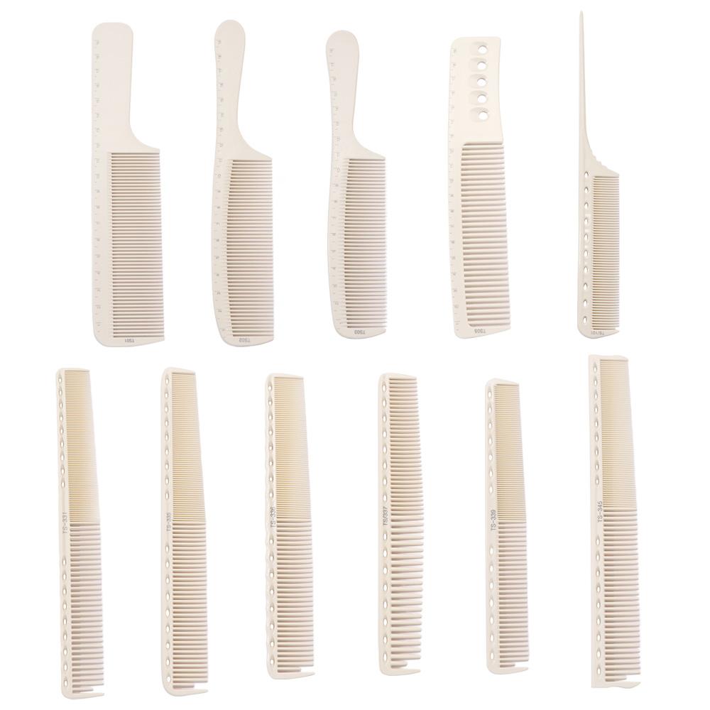 Anti-static Hair Cutting Comb Non-slip Handle Pro Hairdressing Combs Laser Scale Hair Comb Salon