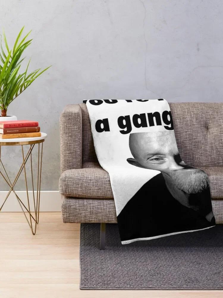 When She Suckin On You re Nuts And You A Gangster Throw Blanket Hairy Picnic Flannel Fabric halloween Blankets 100cmx150cm